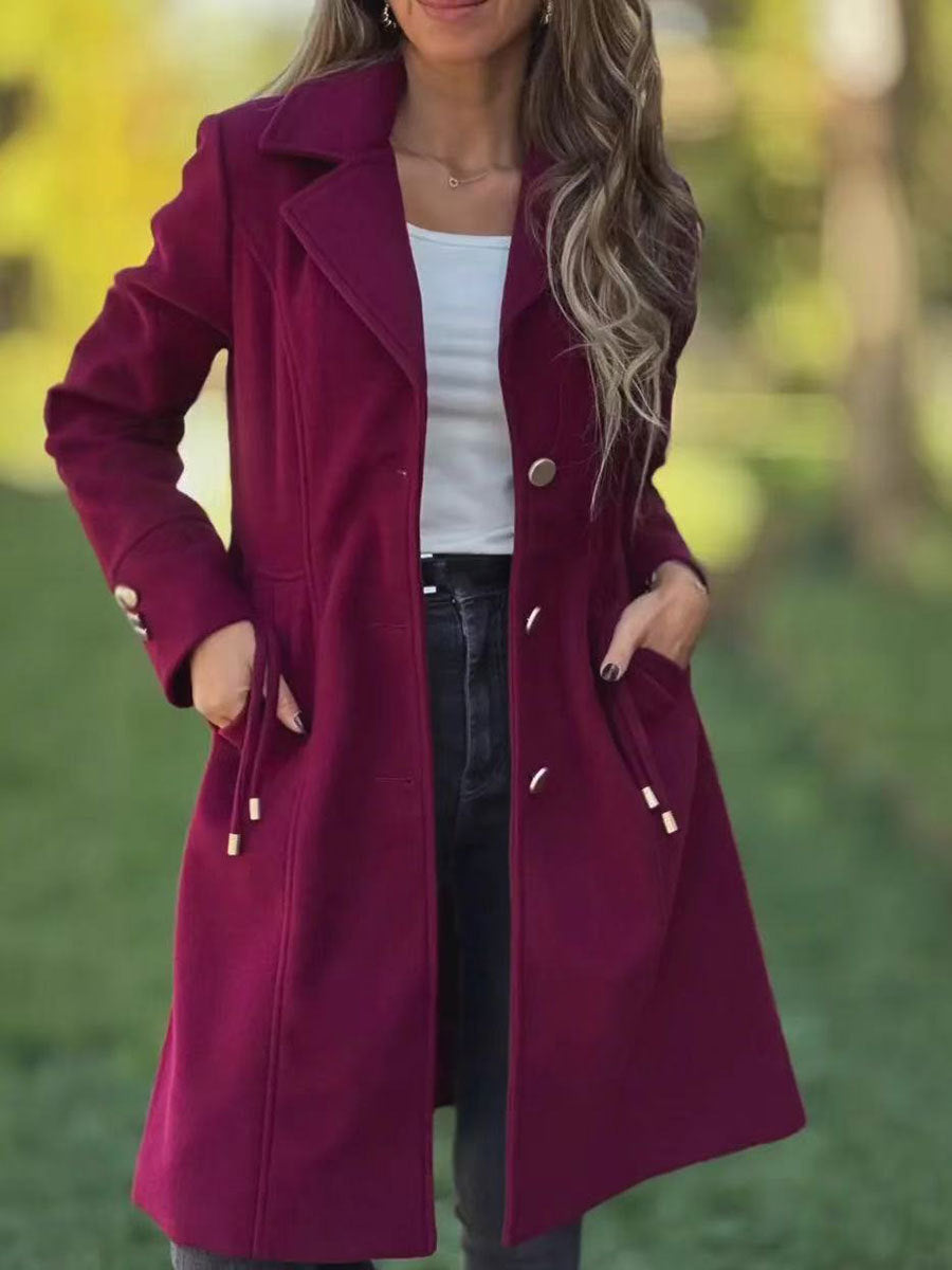 Damen modische Übergangsjacke mit italienischem Schnitt und eleganten Details Drune