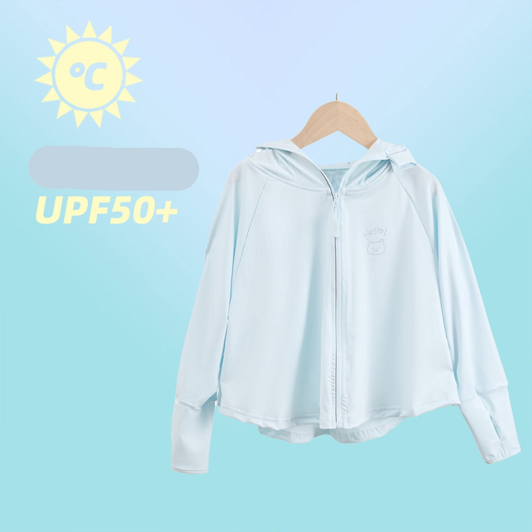 Damen Leichte Sportjacke mit Kapuze und verspieltem Tierdesign Drune
