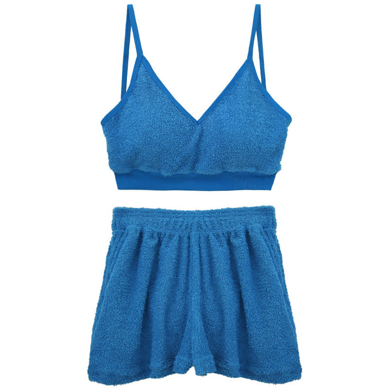 Damen Relax-Set mit weichem Material und verstellbaren Trägern Drune