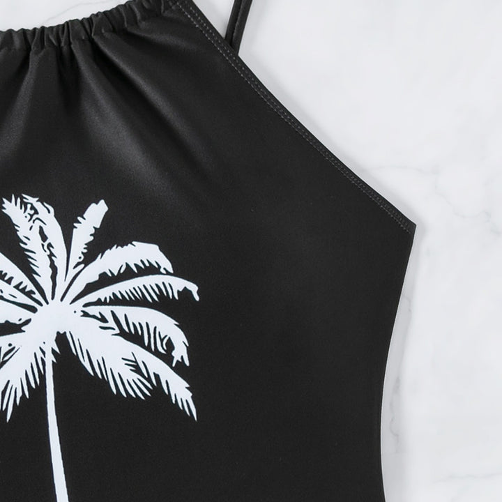 Damen Tankini mit elegantem Palmenmotiv Drune