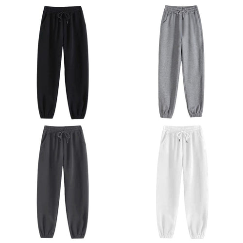 Damen Bequeme Jogginghose mit elastischem Bund Drune