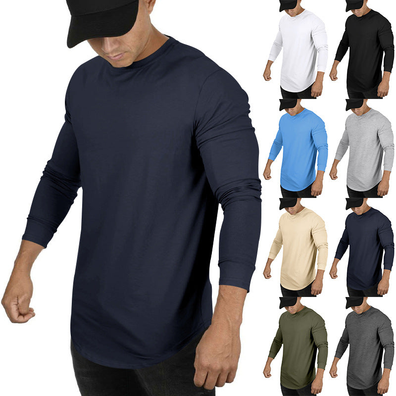 Herren Langarmshirt mit innovativem Schnitt und atmungsaktiver Struktur Drune