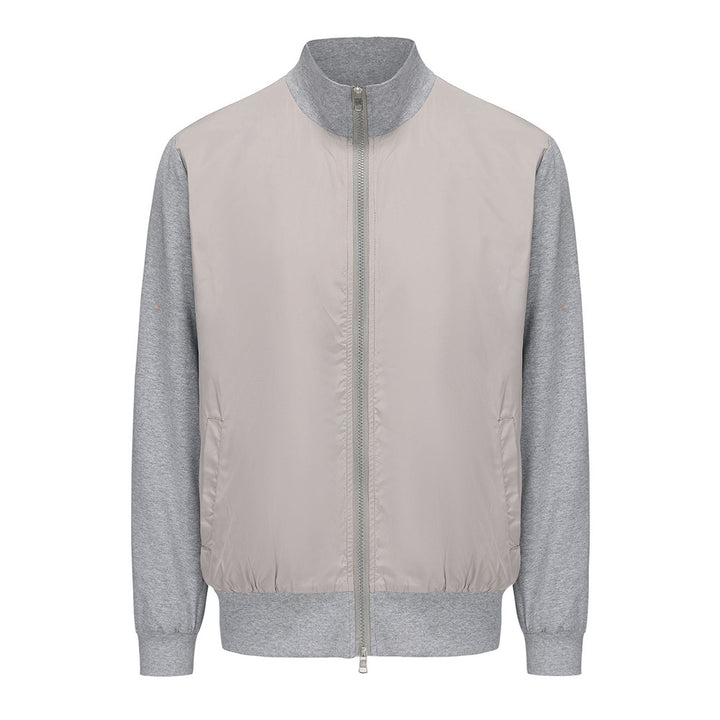 Herren lässige Sommerjacke im minimalistischen Design mit praktischen Reißverschlusstaschen Drune