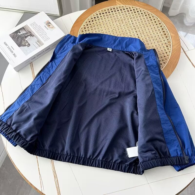 Damen leichte Übergangsjacke mit Stehkragen Drune