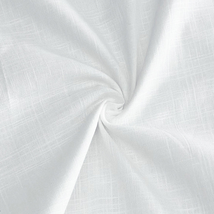 Damen Leinenbluse mit voluminösen Ärmeln und weiten Hosen Drune