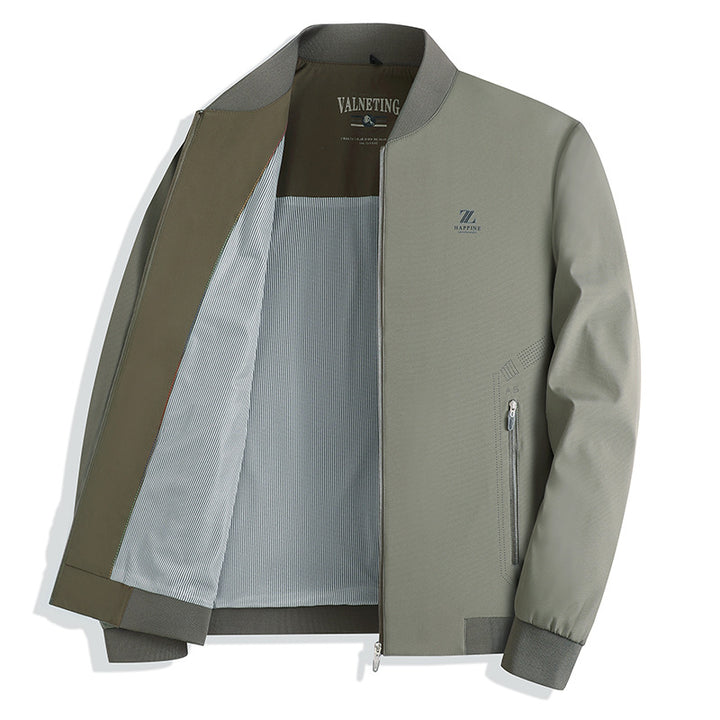 Herren modische Übergangsjacke mit elegantem Stehkragen und atmungsaktiven Eigenschaften Drune