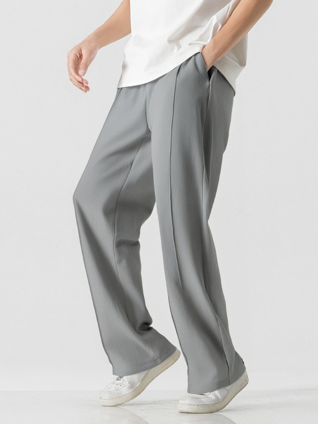 Herren Elegante, weite Freizeithose aus atmungsaktivem Gewebe Drune