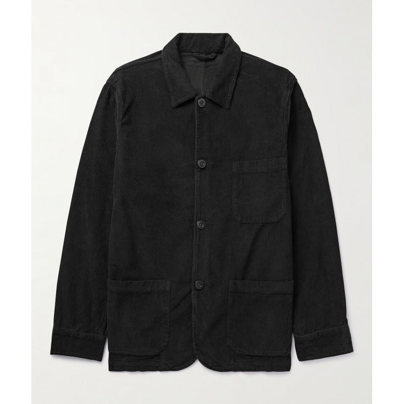 Damen moderne Kordjacke mit praktischen Taschen Drune