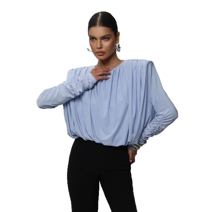 Damen Bodysuit mit eleganten Drapierungsdetails Drune