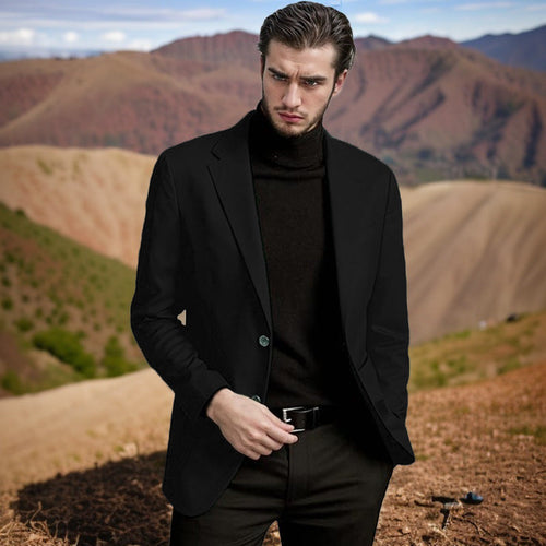 Herren eleganter Sakko mit klassischem Schnitt und modernen Akzenten Drune