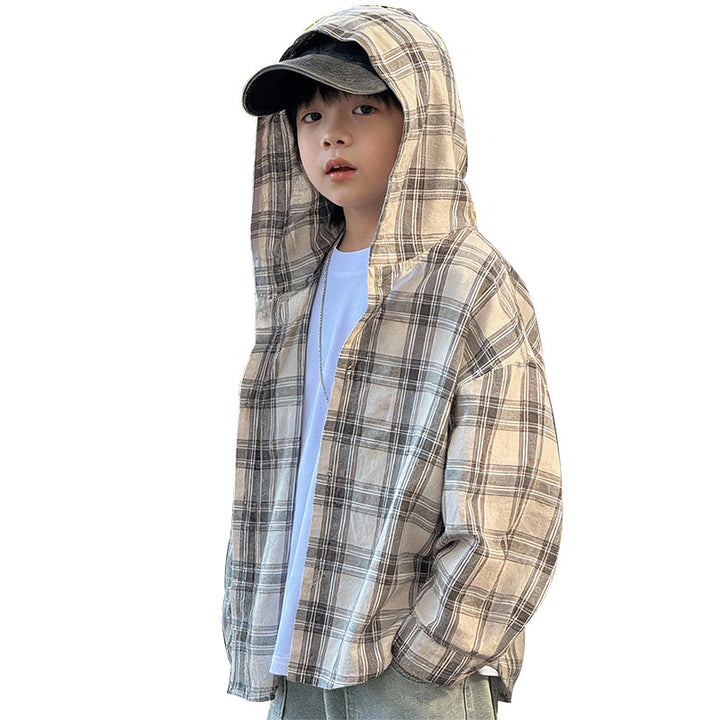 Kinder Karierter Hemdjacke Drune