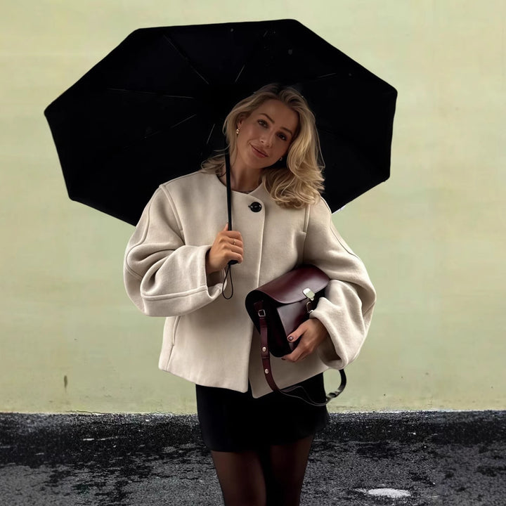 Damen Schulterjacke mit voluminösen Ärmeln und schickem Schnitt Drune