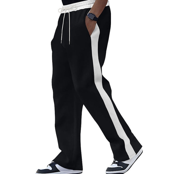 Herren trendige Sporthose mit seitlichem Kontraststreifen Drune