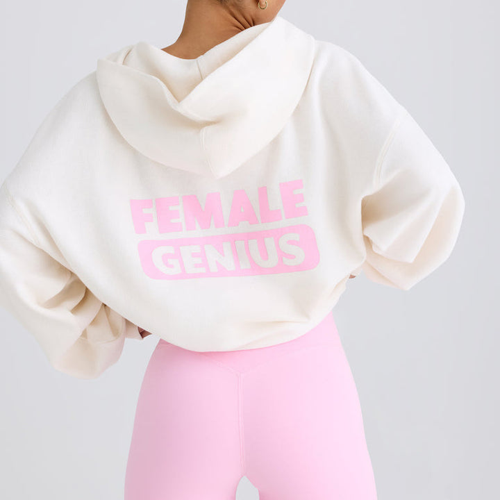 Damen lässiger Kapuzenpullover mit oversized Passform und praktischen Taschen Drune