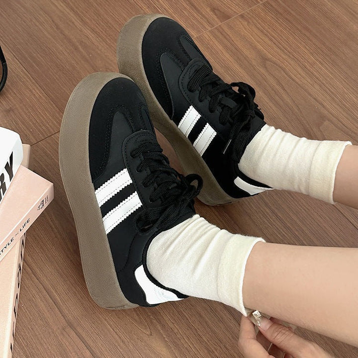 Damen Sneakers mit atmungsaktivem Obermaterial und rutschfester Laufsohle Drune