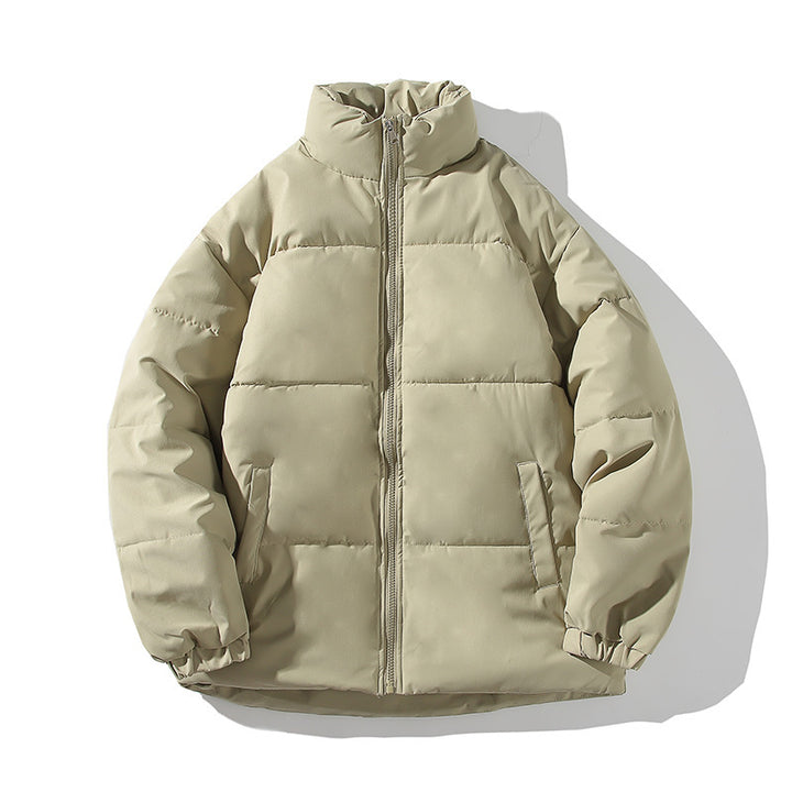 Herren isolierte Steppjacke mit hohem Kragen und elastischen Bündchen Drune