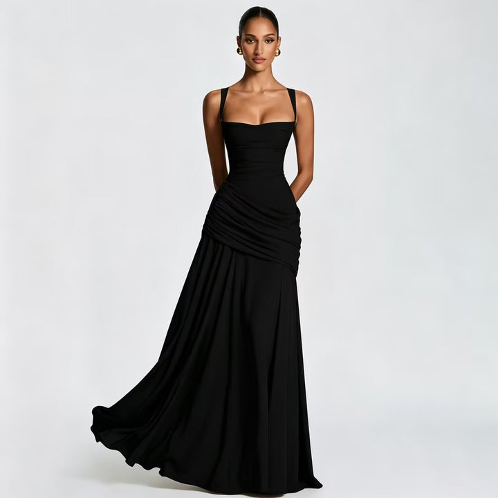Damen Glänzendes Abendkleid mit figurbetontem Schnitt und schimmernden Pailletten Drune