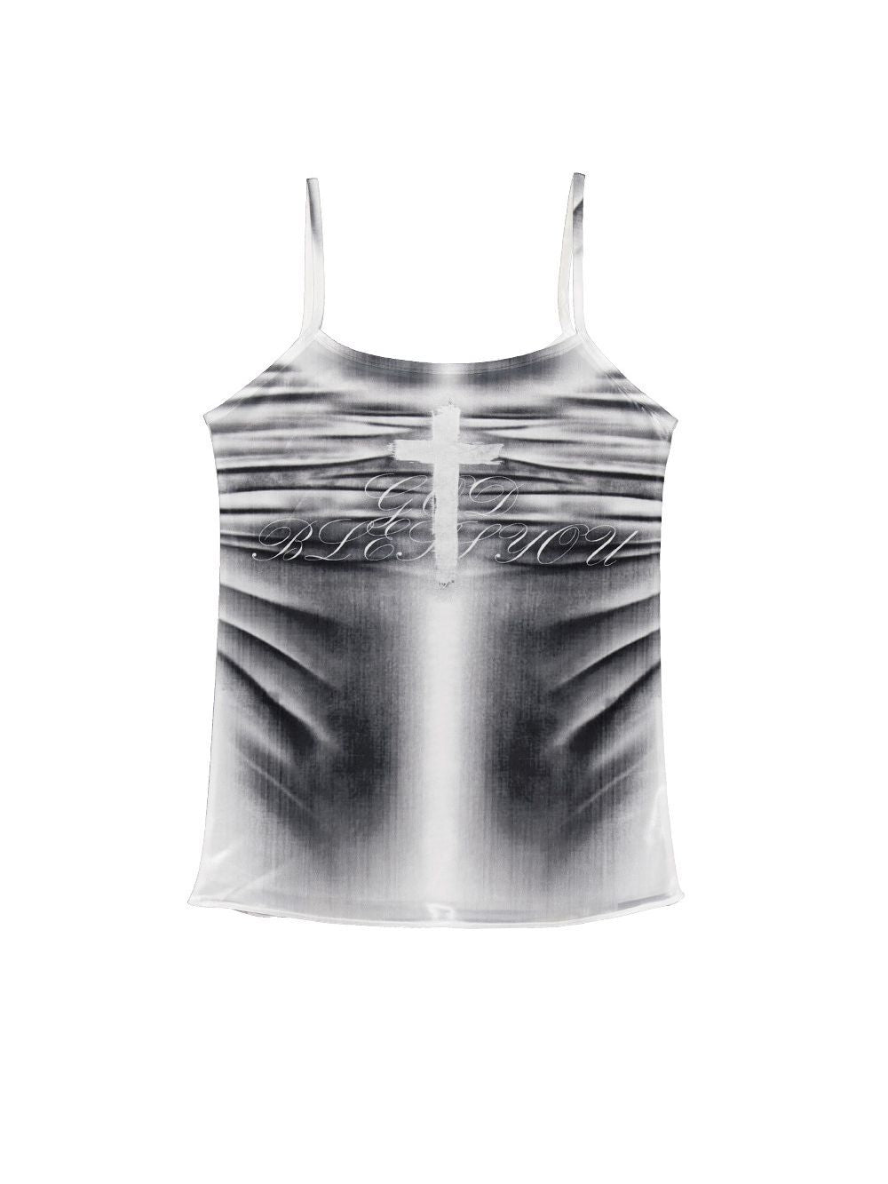 Damen lässiges Tanktop mit kreativem Grafikdesign Drune