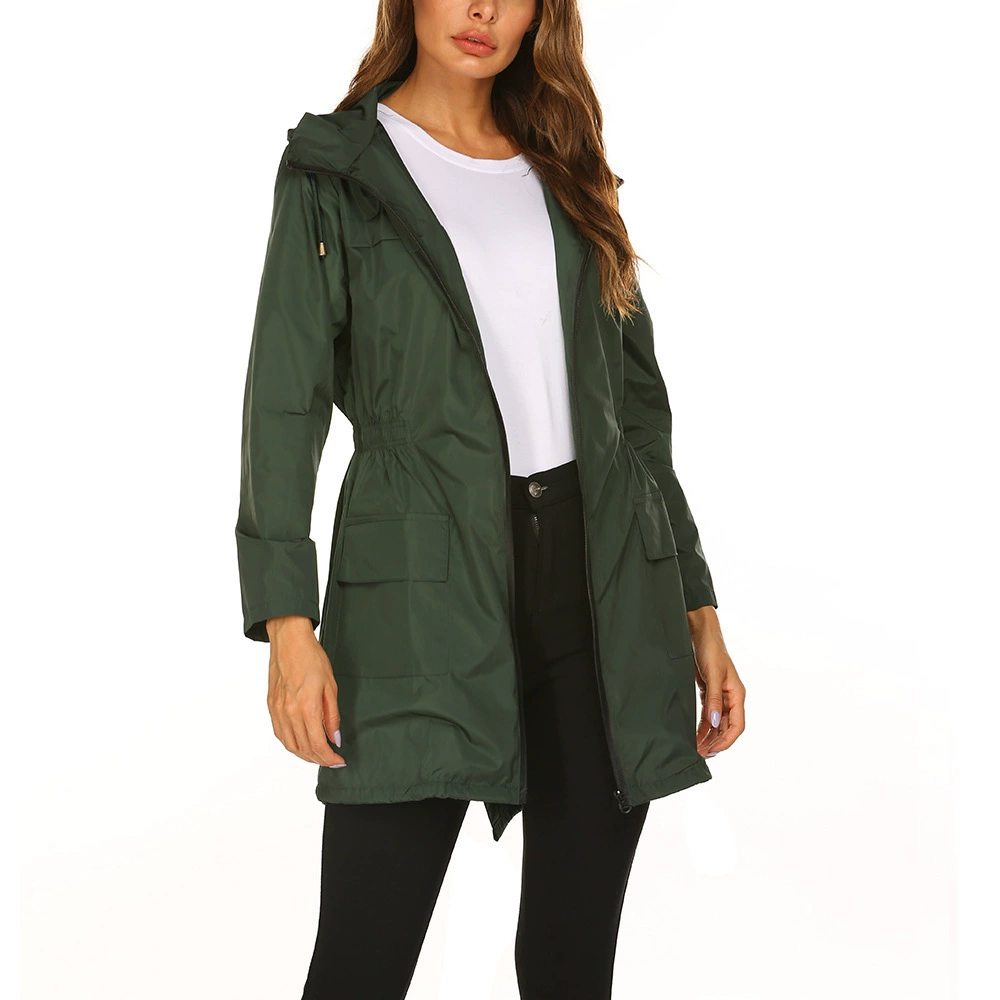 Drune | Damen Kapuzen-Regenjacke