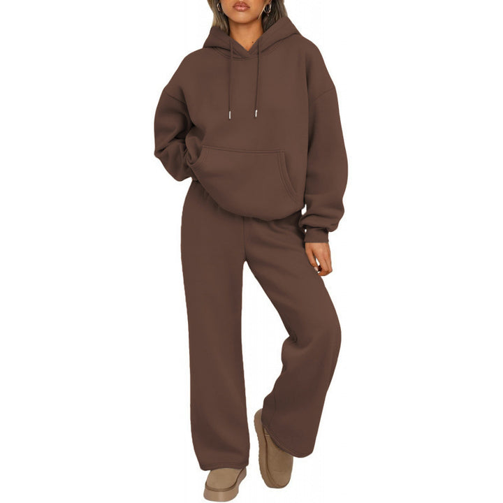 Damen Sweatanzug mit lässigem Schnitt und praktischen Taschen Drune