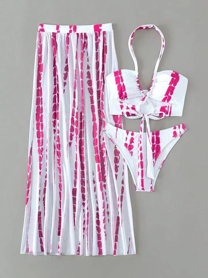 Damen Bikini und Rock Set Drune