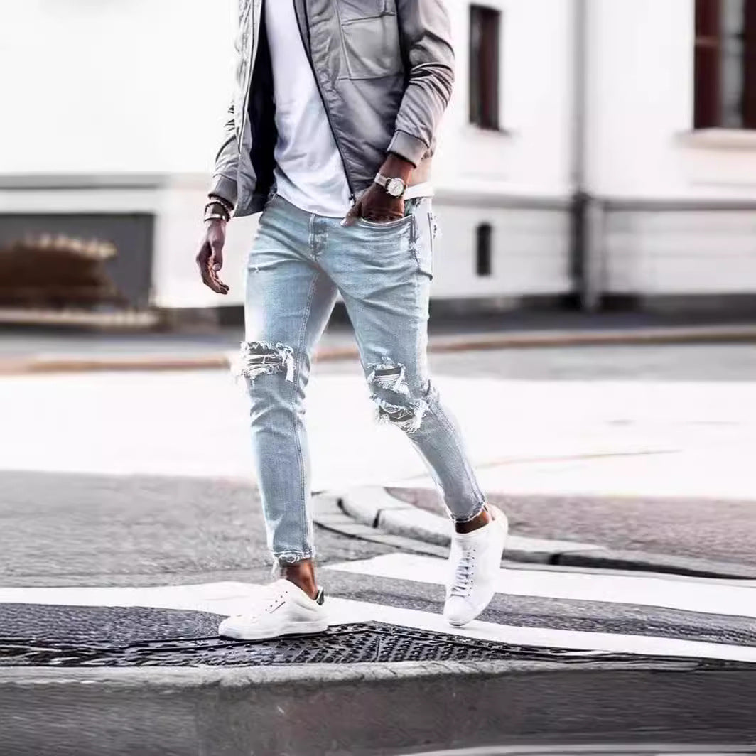 Herren Destroyed Jeans mit modernen Distressed-Effekten Drune