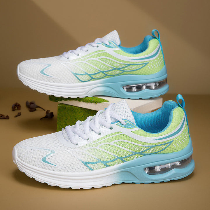 Damen nan atmungsaktive Laufsneaker mit Luftkammerdämpfung und gepolstertem Memory-Fußbett Drune