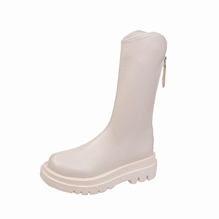 Damen Gummi-Stiefel mit rutschfester Sohle und hohem Schaft Drune