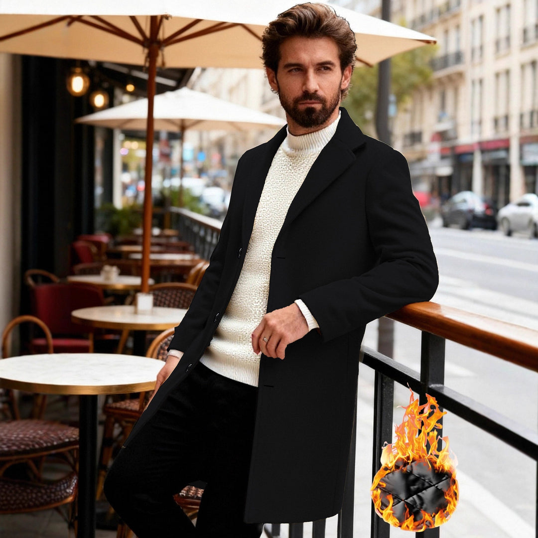 Herren eleganter, klassischer Übergangsblazer Drune