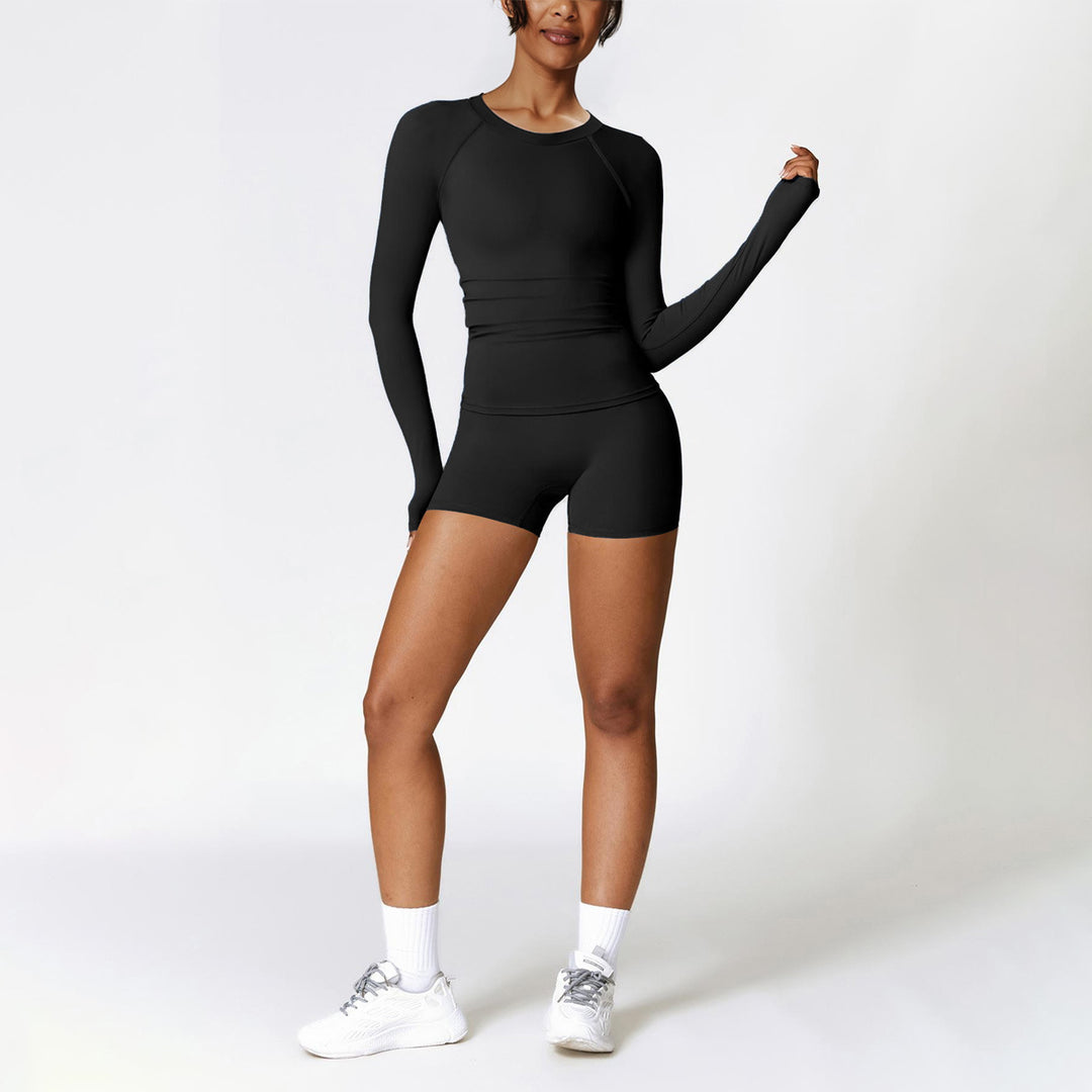 Damen Sportliches Langarm-Oberteil Drune