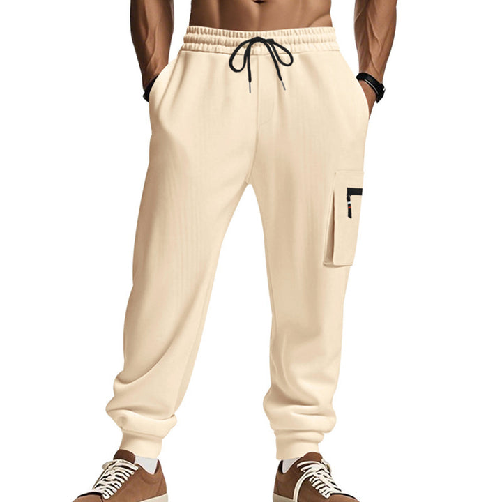 Herren Sportliche Jogginghose mit praktischen Seitentaschen und verstellbarem Bund Drune