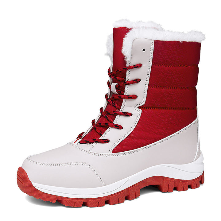Damen Winterstiefel mit rutschfester Sohle und wärmendem Futter Drune