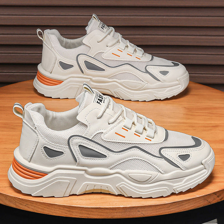 Damen Sportliche Sneakers mit atmungsaktiven Netzoberflächen und gepolstertem Innenbereich Drune
