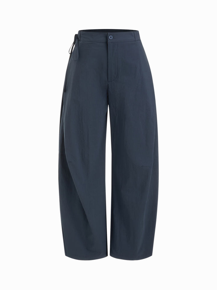 Damen lässige Culotte-Hose mit elastischem Bund und praktischen Seitentaschen Drune