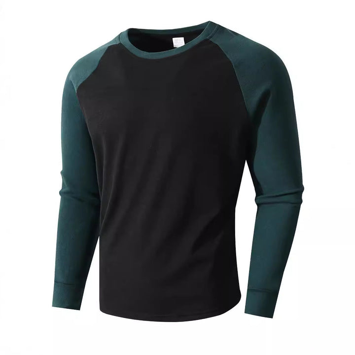 Herren Sportliches Langarmshirt mit Raglanärmeln Drune