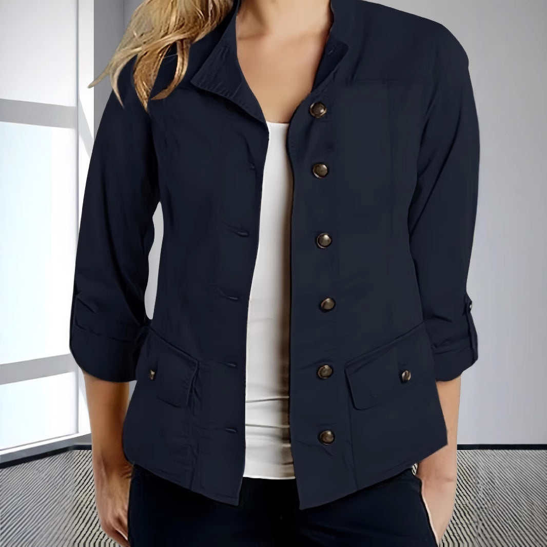 Damen Leichte Sommerjacke mit praktischen Taschen Drune