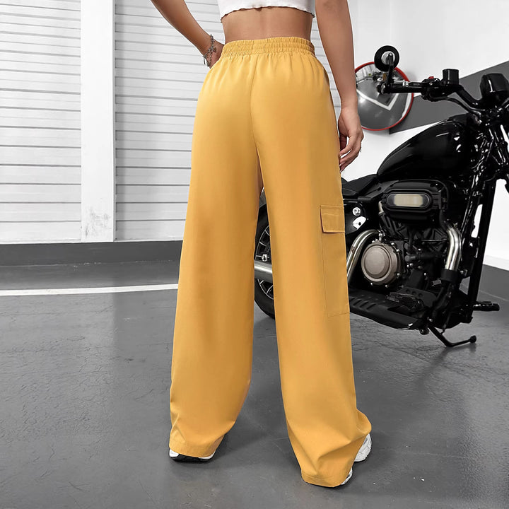 Damen Cargo-Hose mit elastischem Bund und seitlichen Taschen Drune