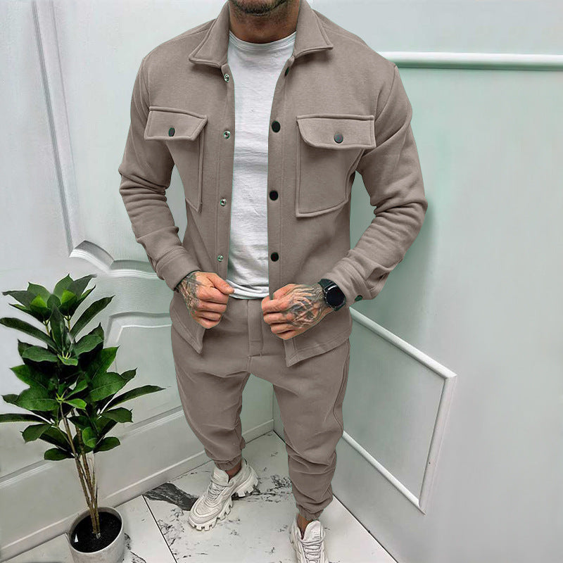 Drune | 2 Teiliges Wildleder Satz Hemd Und Hose