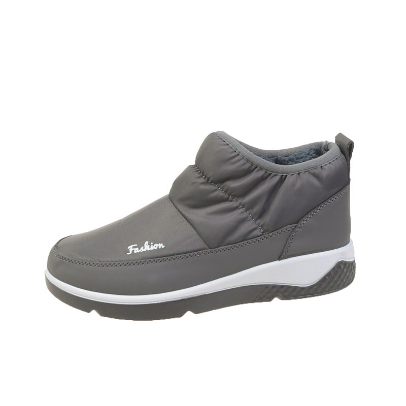 Damen nan gesteppte gefütterte Slip-On Winter-Sneaker mit elastischem Schaft und gepolstertem Komfortfußbett Drune