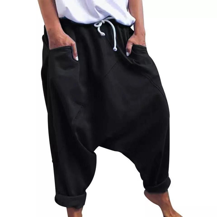 Herren lässige Relaxed-Fit Haremshose Drune