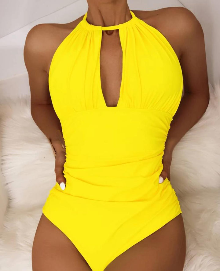 Damen Badeanzug mit schickem Halterneck-Design Drune