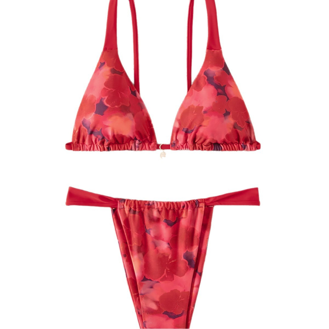 Damen Bikini-Set mit floralem Design Drune