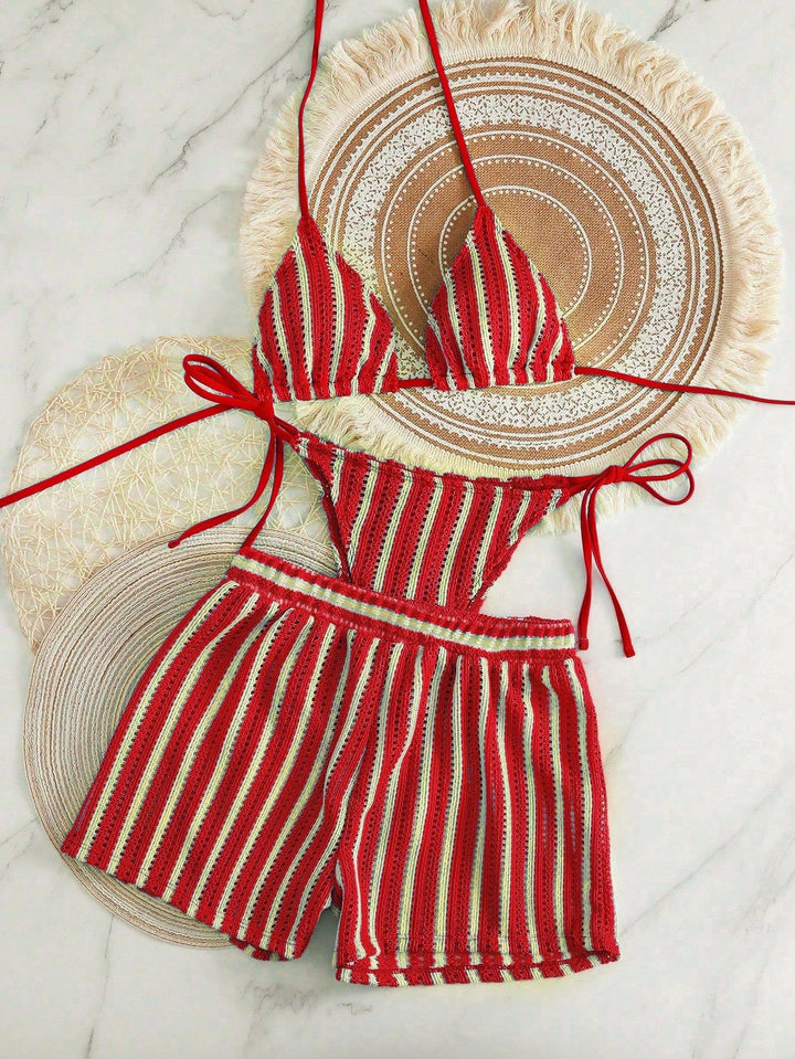 Damen Zweiteiliges Strandoutfit Drune