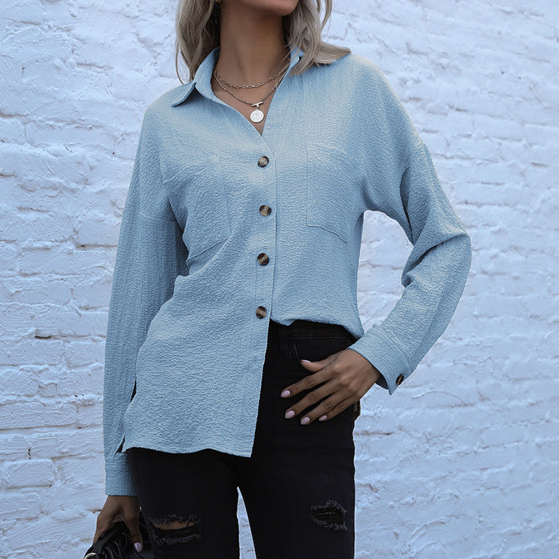 Damen lässige Hemdbluse Drune