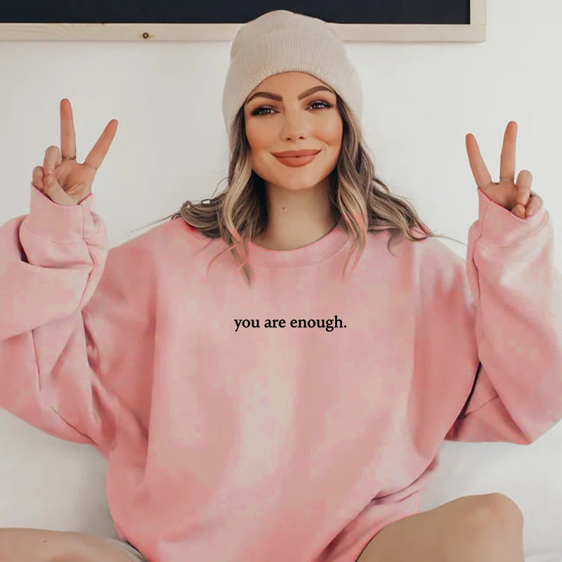 Damen Sweatshirt mit inspirierendem Motiv und gemütlichem Schnitt Drune