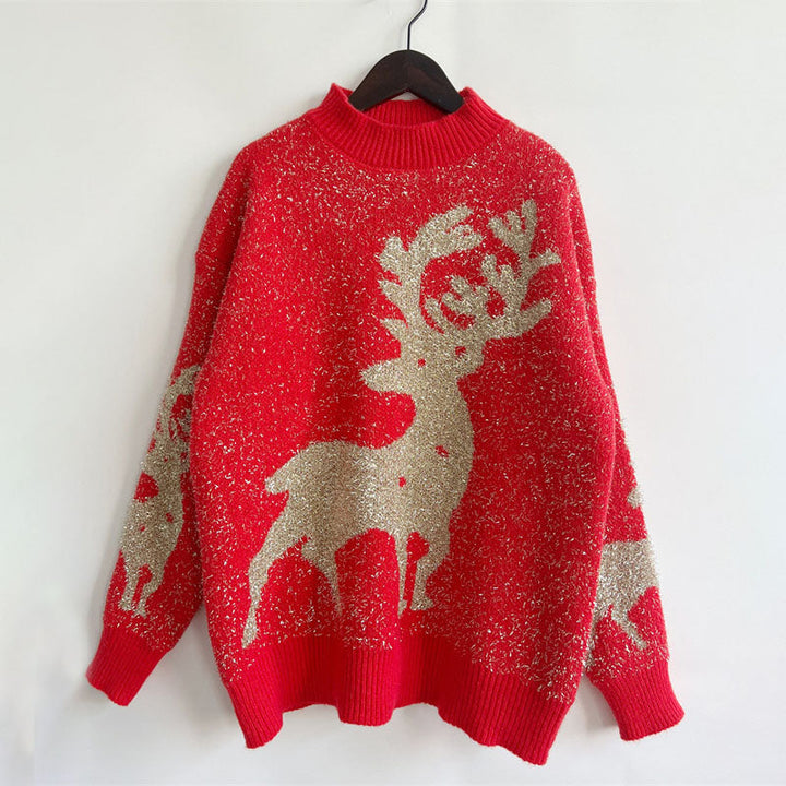 Drune | Klassischer Weihnachtsstrickpullover für Damen