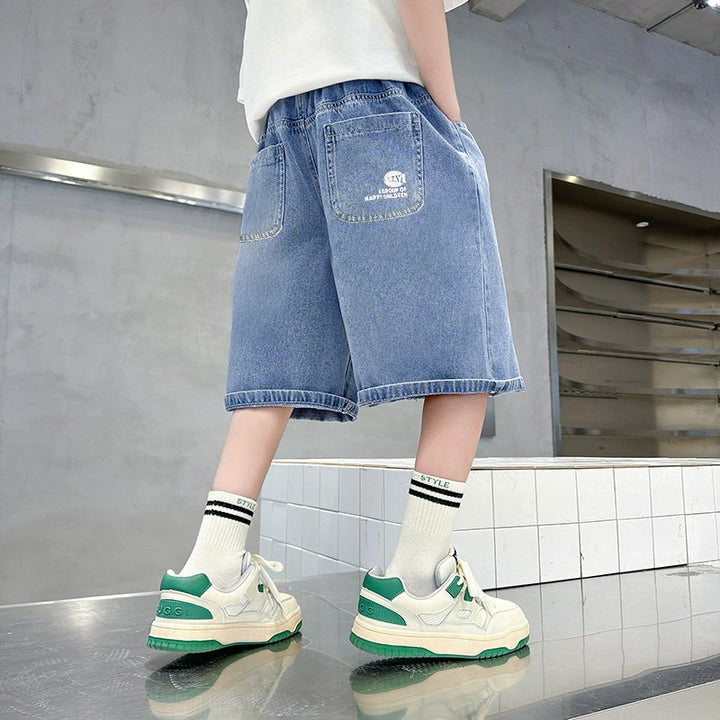 Jungen lässige Denim-Shorts im modernen Stil Drune