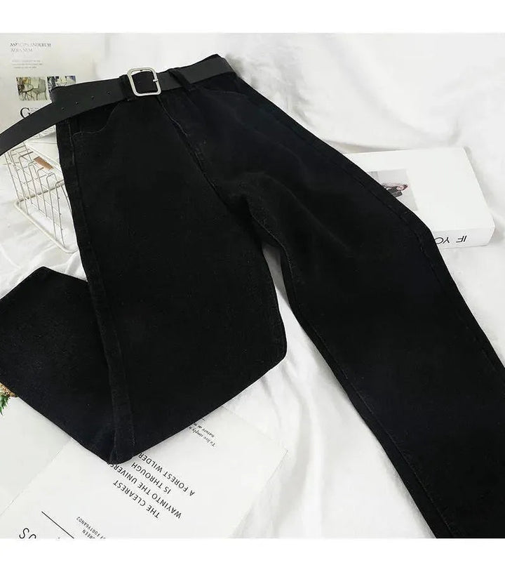 Drune | Women high-waisted jeans straight