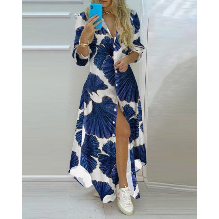 Damen Kimono-Robe mit Printdesign Drune