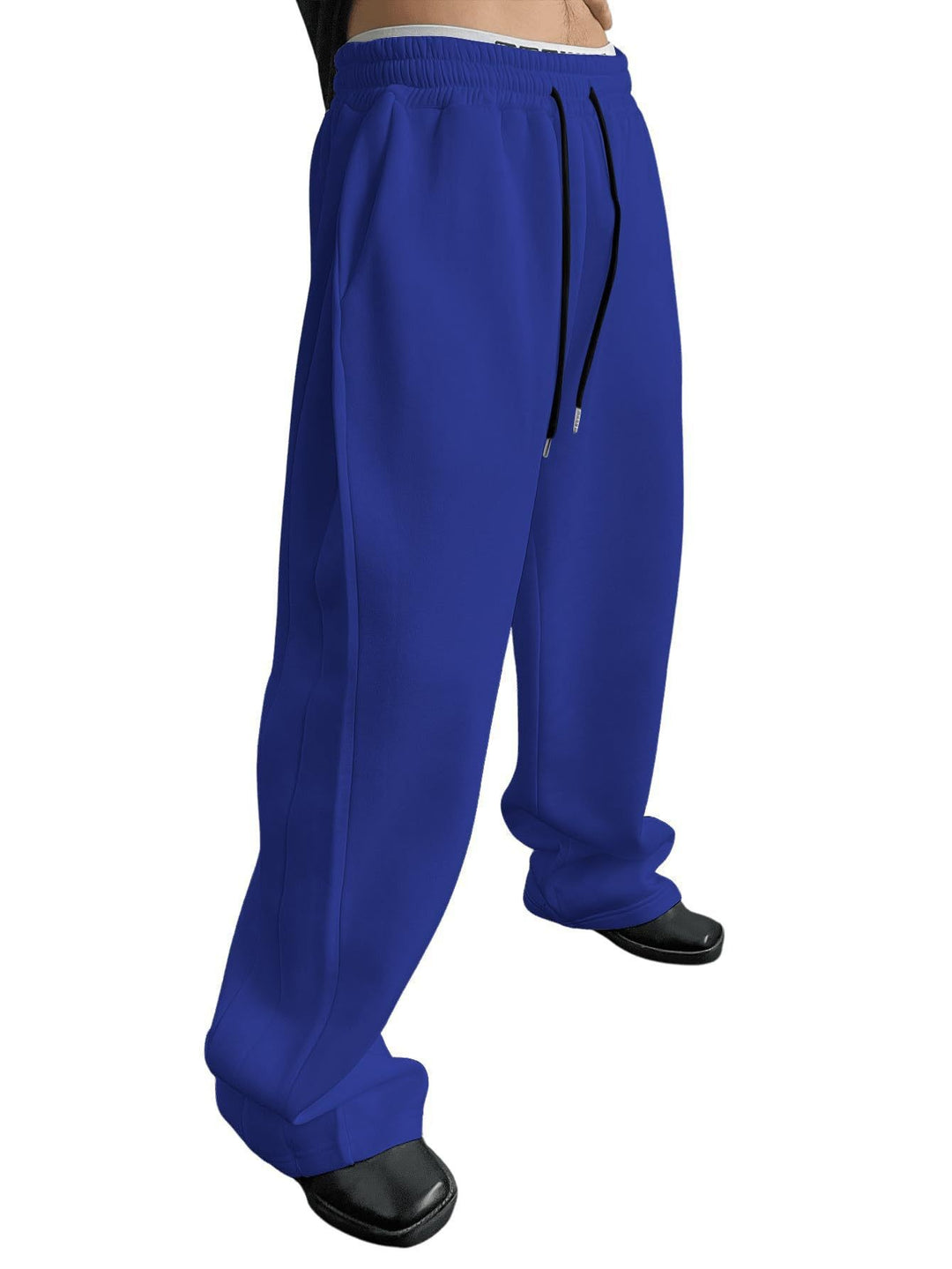 Unisex nan lässige Oversize Jogginghose mit elastischem Bund und Kordelzug Drune